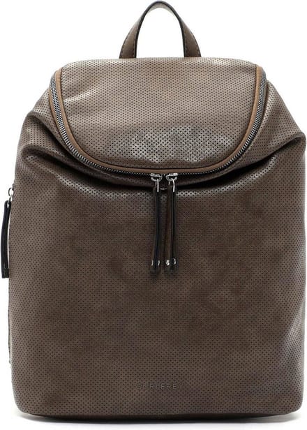 SURI FREY Rugzak met laptopvak Vany Backpack Mud Donkerbruin