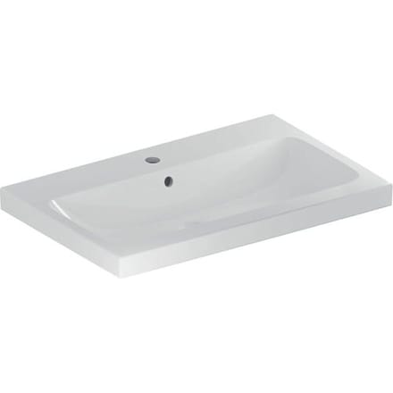 Geberit iCon Light washbasin 75 cm with tap hole center and overflow 501.835.00.1