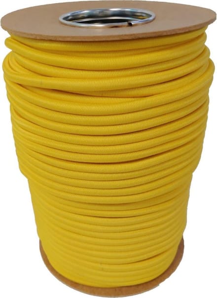 Elastisch Touw - Geel - 8mm - elastiek per meter