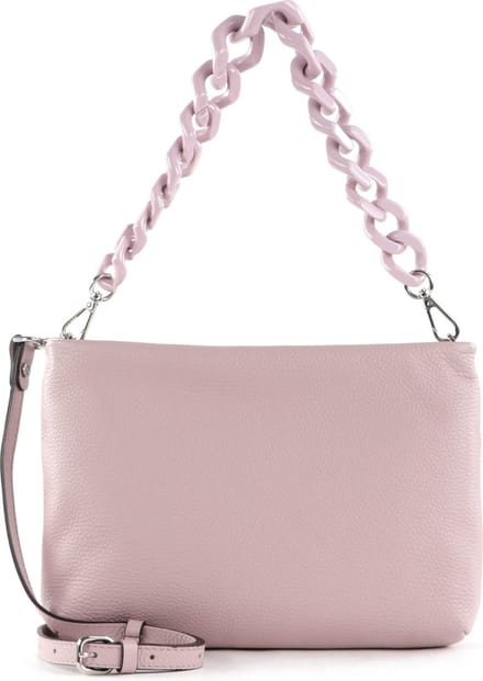 GIANNI CHIARINI Leren Schoudertas Avondtas Brenda Crossbody Bag Ninfea Roze