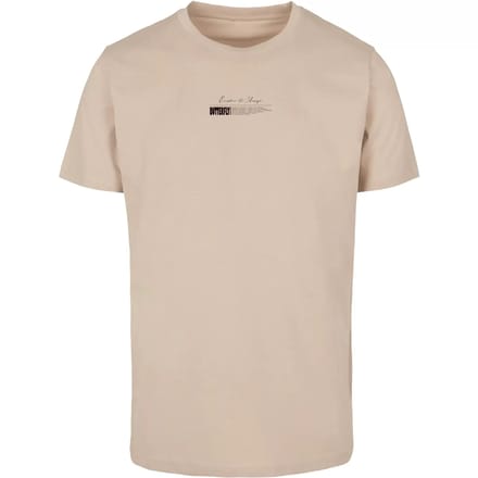 Mister Tee - Become the Change Butterfly 2.0 Heren Tshirt - L - Beige