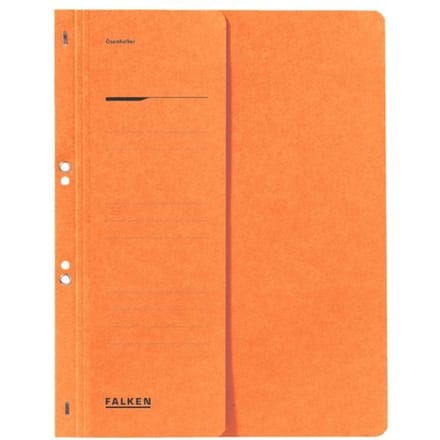FALKEN ringhechtmap, voor A4, halve kaft, 1 stuk, oranje