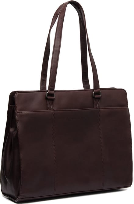 Chesterfield Fidenza Waxed Pull Up Shopper - Bruin