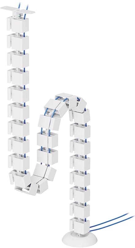 Neomounts ADS06-130WH Kabelgeleider - schroefbevestiging - universeel