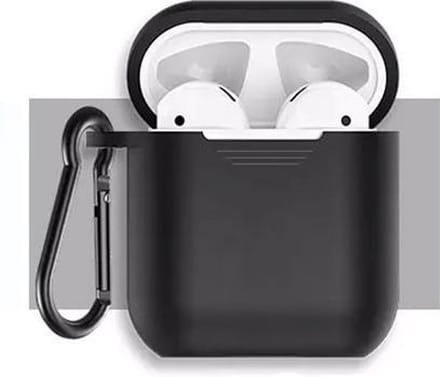 MIRO Zwarte case geschikt voor AirPods type 1 & 2