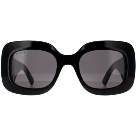 Gucci vierkant dames zwart met zilvergrijs GG1695S
