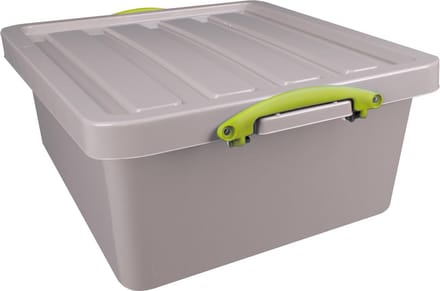 Really Useful Box Recycled opbergdoos 31,5 l, nestbaar, grijs