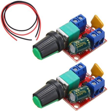 Motor Speed Controller 5A - Mini DC PWM Regelaar voor LED Dimmer en Motorbesturing 3V tot 35V, Max 90W