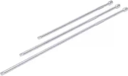 Weber-Tools 1/4'' verlengstukken set extra lang- 300/380/450mm 3-dlg