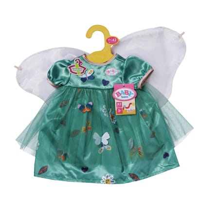 Baby born fairy dress with wings 43 cm