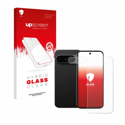 upscreen - Screenprotector voor Google Pixel 9 Pro XL (Voor+Camera) - Folie Beschermfolie Beschermglas transparant
