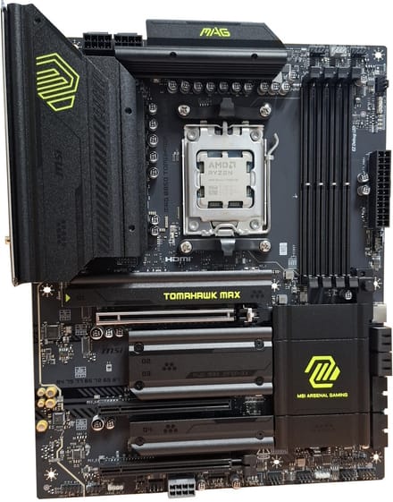 Azerty Combokit MSI Tomahawk MAX 7800X3D - Combokit - AMD Ryzen 7 9850X3D - MSI MAG B850 Tomahawk Max WiFi
