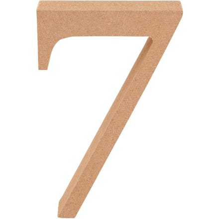 VBS MDF Nummer - Cijfer "7"