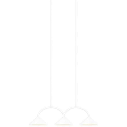 Globen Lighting hanglamp CURVE 3, wit, 3-lamps, 95 cm