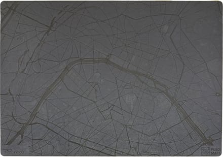 Place Maps Placemat Stadskaart Gent - Kunstleer - Mosgroen - 1 Stuk