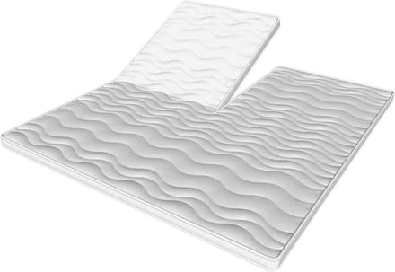 180x200 Topper - Dekmatras Met Split Traagschuim Nasa c.a. 6 cm dik