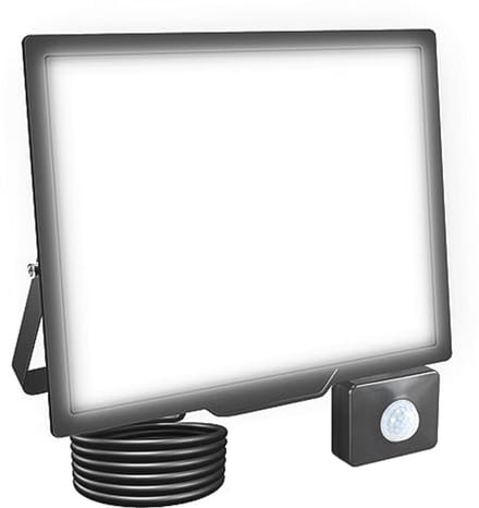 100W 10000 lm LED-schijnwerper met bewegingssensor en IP66 waterdicht voor buitenverlichting