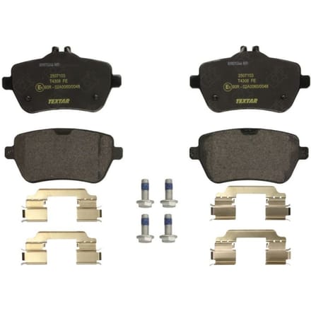 Remblokset TEXTAR 2507103, achter