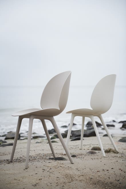 Gubi Beetle Outdoor Eettafel Stoel - new beige