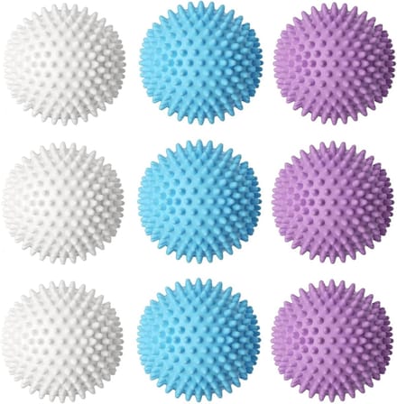 Famanu 9 stuks wasballen, herbruikbare wasbal voor wasmachine en droger
