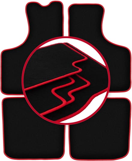 CARLUX-RED automatten voor: Skoda 1000MB sedan (1966-1969)