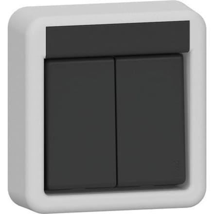 Gira Serie IP44 Wip Schakelaar Grijs - 310535