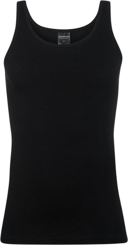 SCHIESSER Original Feinripp singlet (1-pack) - zwart
