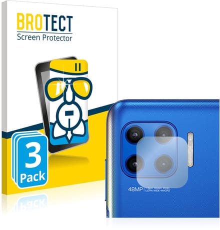 Screenprotector 3 Stuks voor Motorola Moto G 5G Plus (ALLEEN Camera Lens) Beschermglas transparant