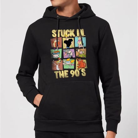 Cartoon Network Stuck In The 90s Hoodie - Black - M
