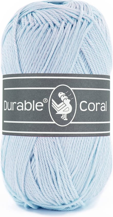 Durable Coral - 282 light blue - Gemerceriseerd Katoen Garen