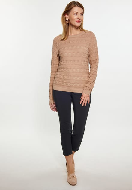 usha Jumper Dames taupe