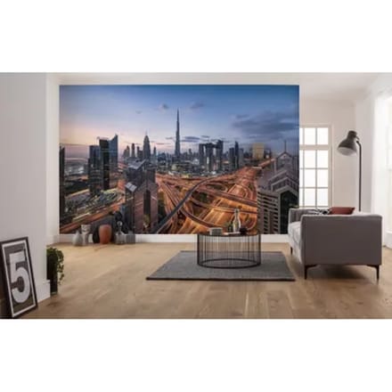 Stefan Hefele; Komar Wanderlust Fotobehang Lights of Dubai - SHX9-119   4055065112119   Behang