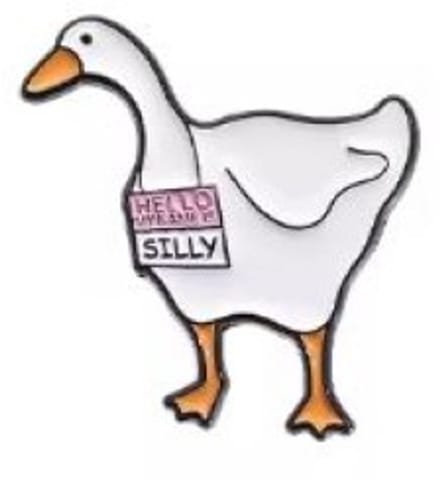 Pin Broche - enamel pin - kledingspeld - Silly gans