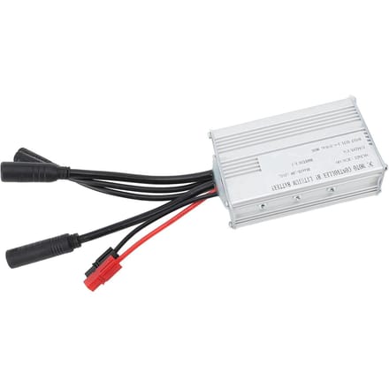 Elektrische Fiets Motor Controller 17A Waterdichte Borstelloze Vierkante Golf Controller met Lichtkabel voor 350W Motor DC 36V white