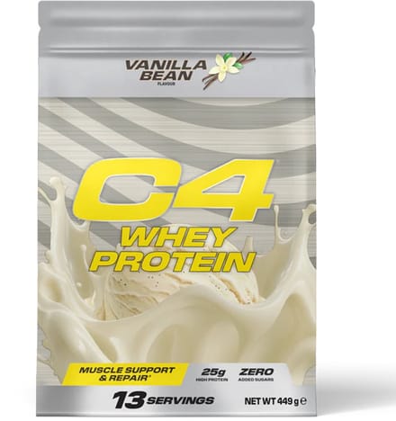 C4 Whey Protein - Eiwitpoeder - Proteine Shake - Proteine Poeder - Vanilla Bean - 759 gram (22 porties)