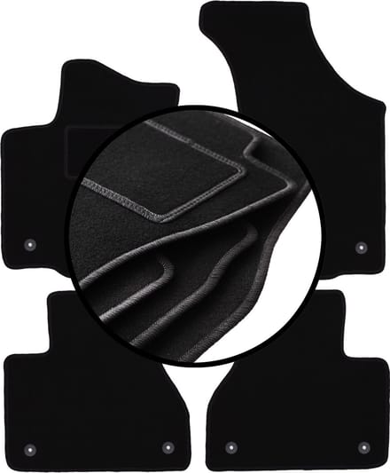 Complete set veloursmatten voor: Volkswagen Phaeton sedan (2002-2016)