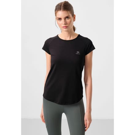 Dames Korte Mouwen Crew Neck T-shirt
