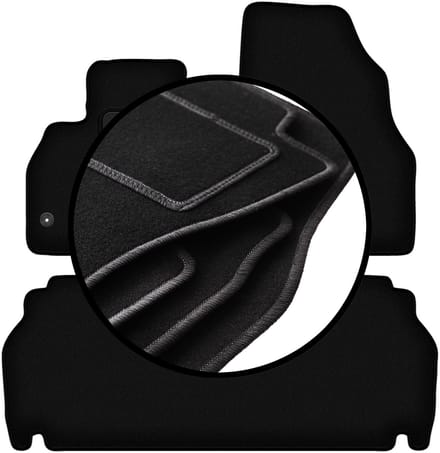 Complete set veloursmatten voor: Renault Kangoo Express combivan (2021-)