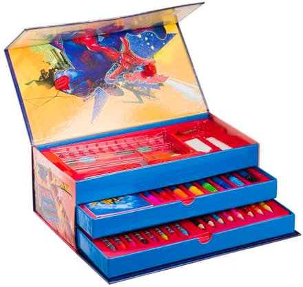Spiderman Tekenset voor Kinderen - Kleurkoffer - Schoolspullen