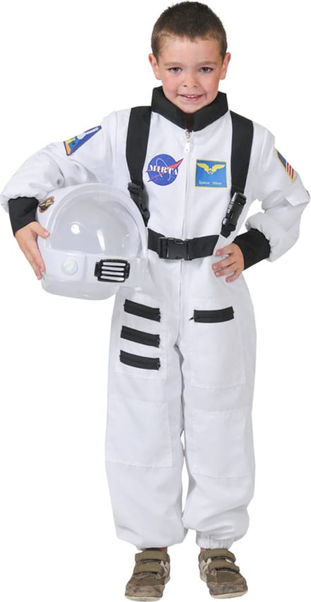 Verkleedpak ruimtevaarder / astronaut - Space Shuttle Commandant kind 128 - Carnavalskleding (zonder helm)