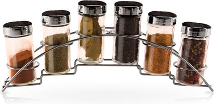 Kruidenrek met Kruidenpotjes 7 delig - Kruiden Organizer Set - Staand