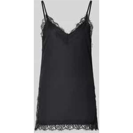 Blousetop met Met kant en spaghettibandjes