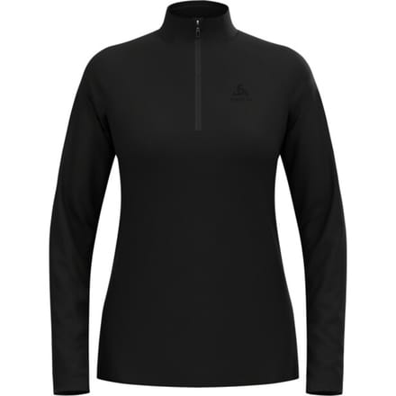 Odlo Odlo Mid layer 1/2 zip ESSENTIAL LIGHT ZWART - Maat M