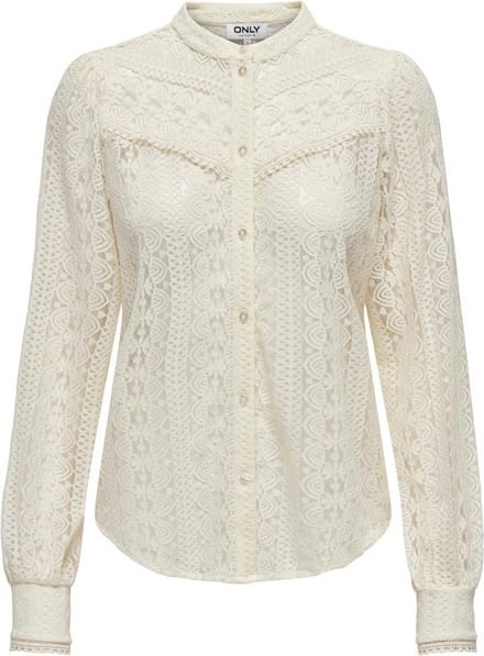 ONLY - ONLREBA LACE L/S SHIRT JRS NOOS - Dames - Blouses