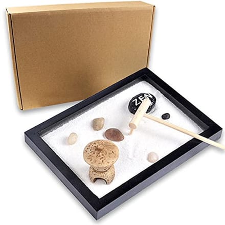 Mini Zen Tuin Set voor Ontspanning en Meditatie | Bureauaccessoire