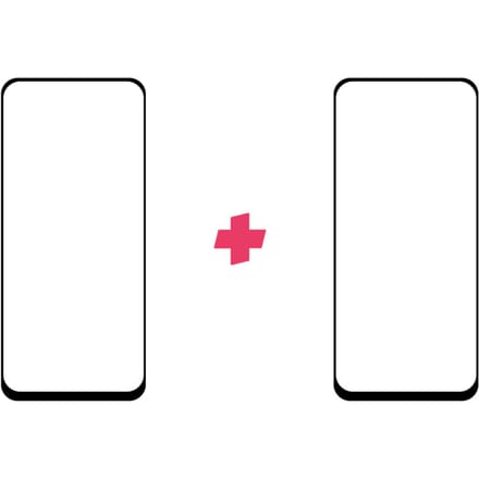 DuoPack: OPPO A74 5G screenprotector gehard glas Edge to Edge