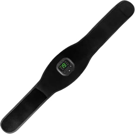 Buikspierstimulator Riem - Buiktrainer Tailleband - Core Training - Verstelbaar Design - 109 cm - Zwart