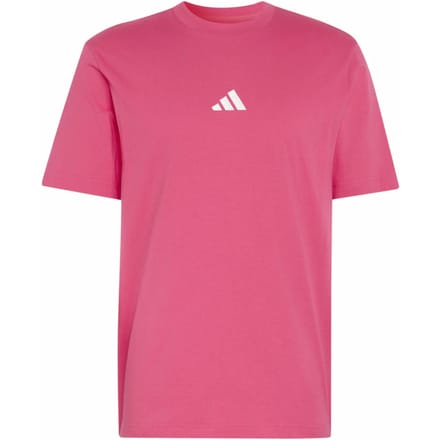 Adidas Essentials Small Logo Single Jersey T-shirt Met Korte Mouwen Roze 3XL / Regular Man