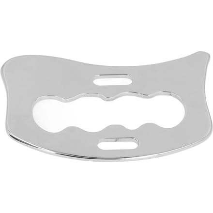 304 Roestvrij Staal Massage Gua Sha Tool met Handvat Spierontspanning Triggerpoint Acupunctuur Schraper Tool white