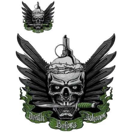 Stickers Lethal Threat Death Before Dishonor